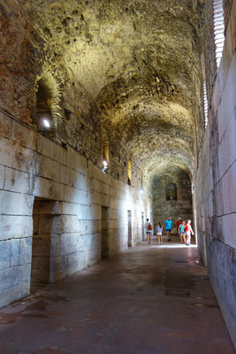 Sous-sol du palais de Dioclétien