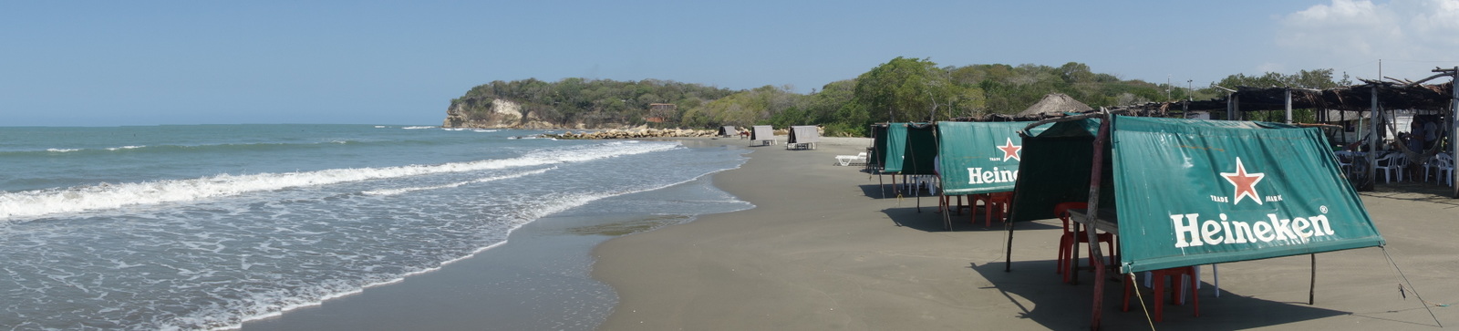 La Boquilla : plage de la Caleta Juan José
