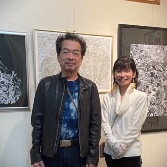 作品名「永遠に変わり続ける今」切り絵