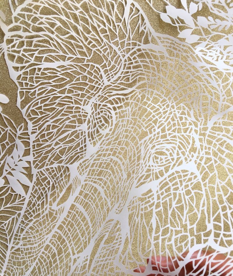 作品名「永遠に変わり続ける今」切り絵