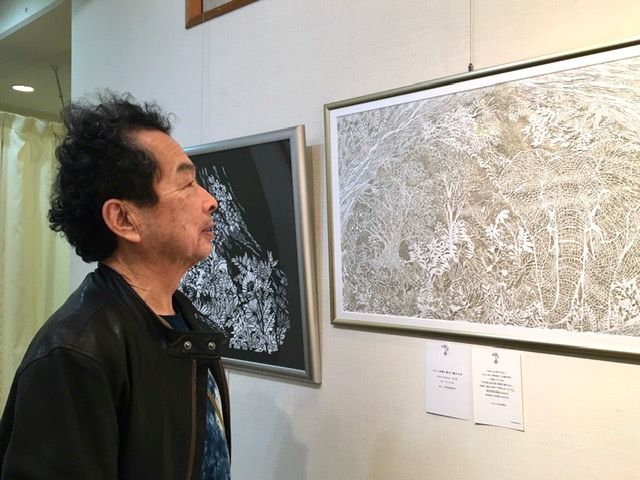 作品名「永遠に変わり続ける今」切り絵
