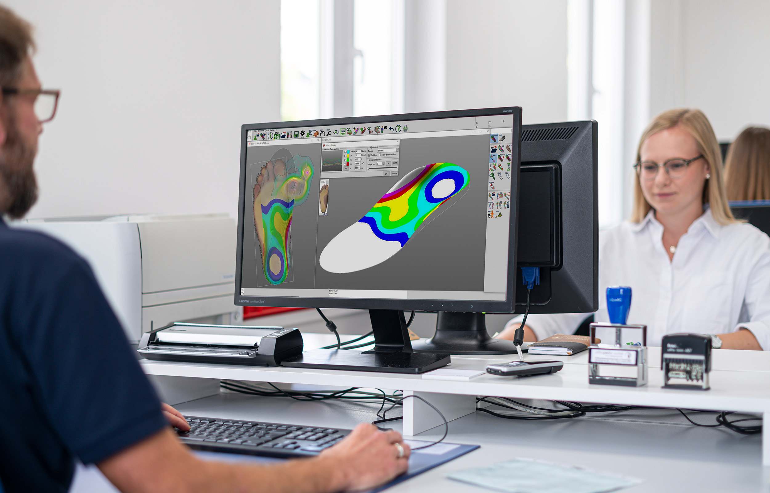 Insole design pedcad foot technology