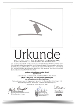certificate Dietmar Walter