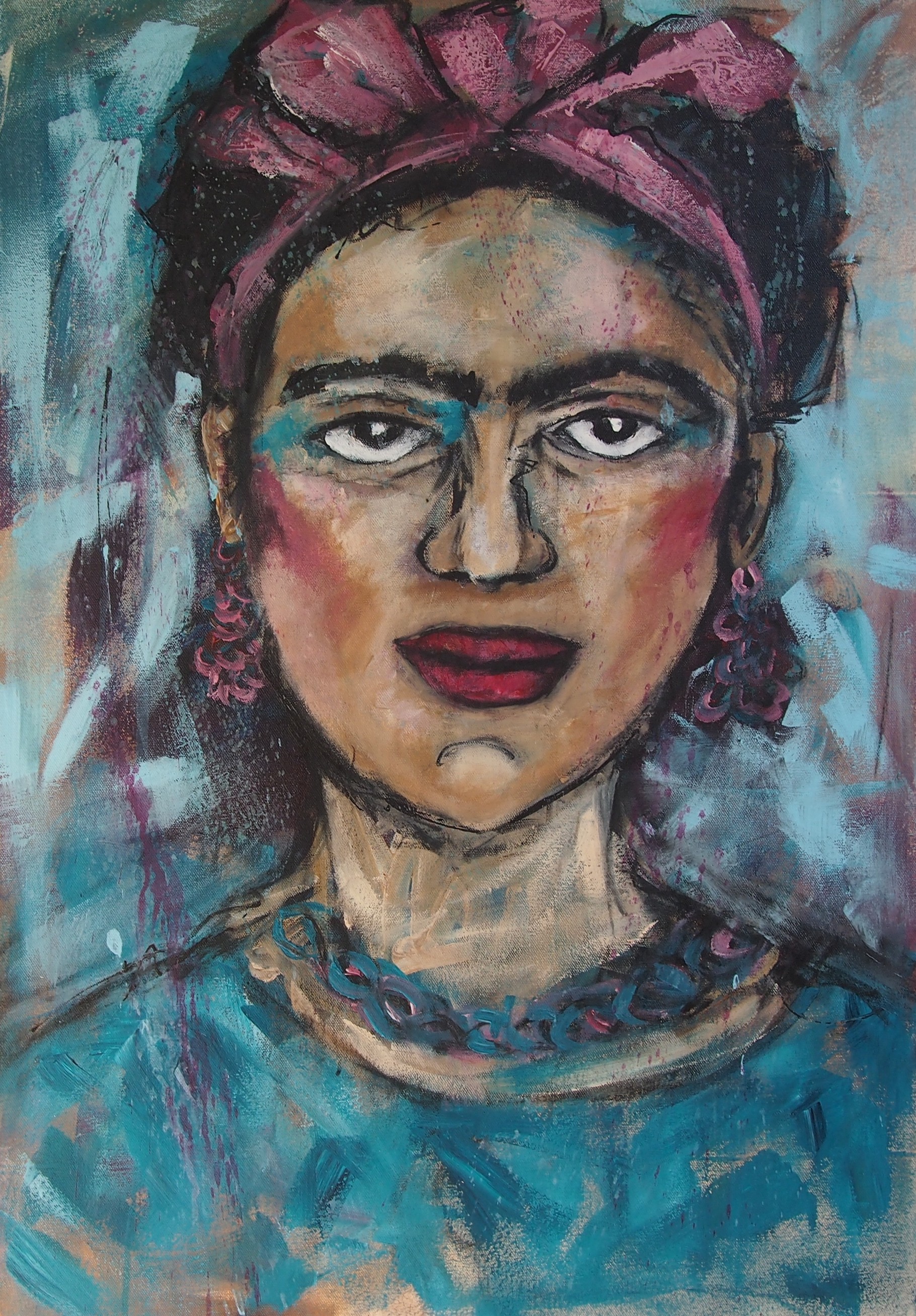 Marokkaner Portrait Bild Kaufen Malerei Gemalde Burgstaller