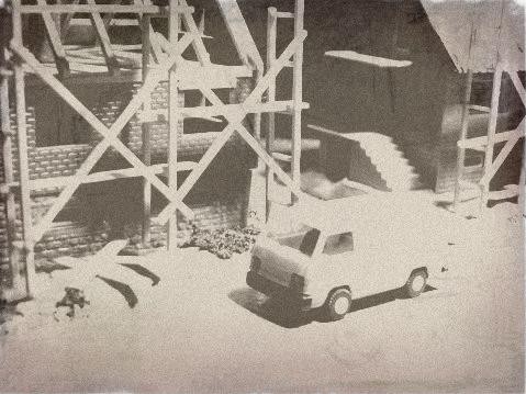 Bilder vom Neubau eines Wohngebiets in Ferrenwalde im Jahre 1993