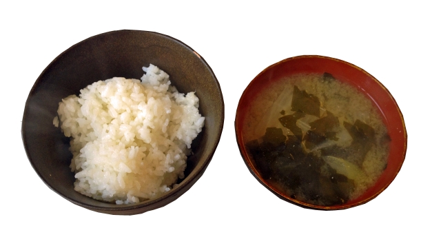 白米と味噌汁
