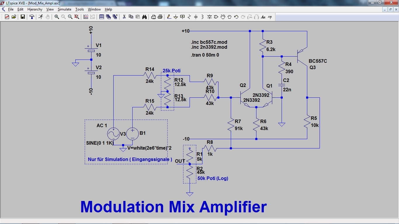 SIMULATION des MODMIXERS DIY Synth
