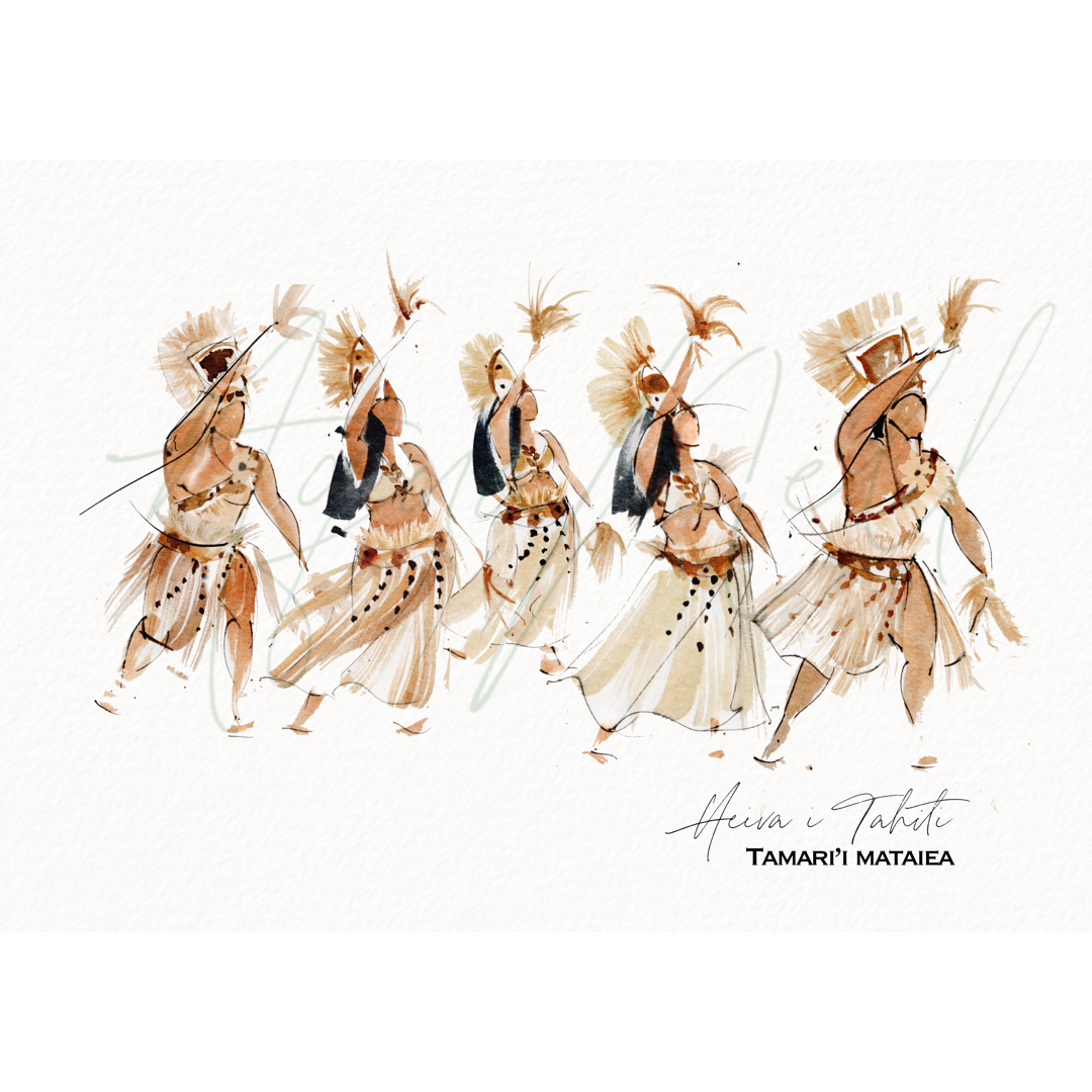 Affiche "Tamari'i Mataiea groupe" Aquanell