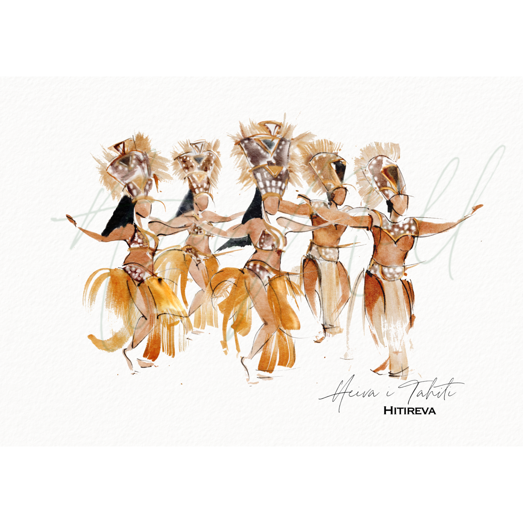 Affiche "Hitireva groupe" Aquanell VENDU