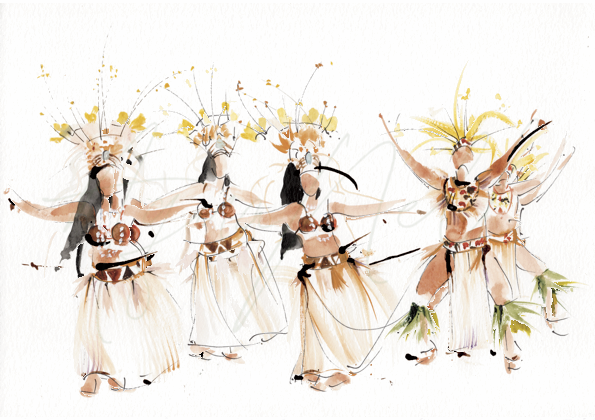 Danse tahitienne Heikura Nui Aquanell 1