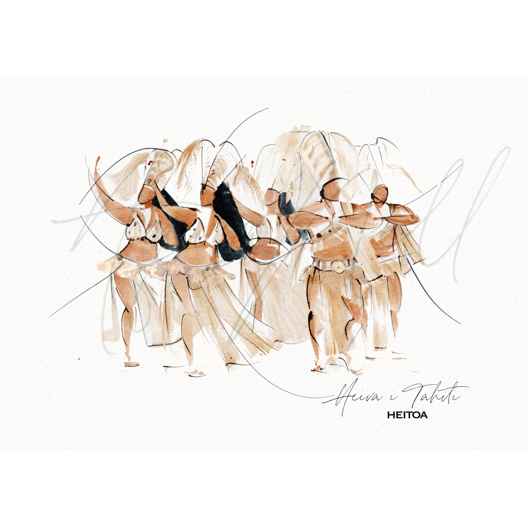 Affiche "Heitoa grand costume" Aquanell VENDU