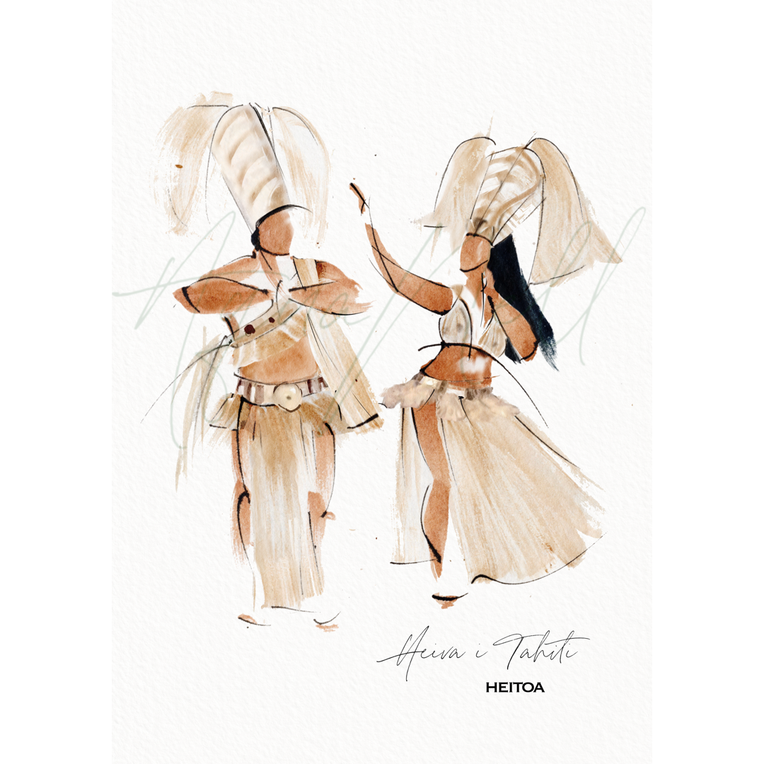 Affiche "Heitoa couple" Aquanell VENDU