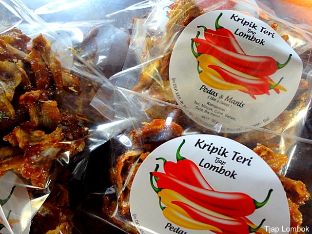 Kripik pedas manis Tjap Lombok