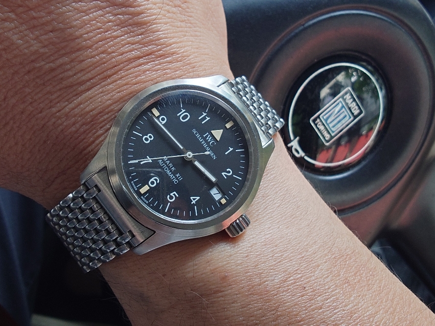  最後の一本をもう一本・ゼンマイファミリーIWC Mark12 1994年 トリチウム