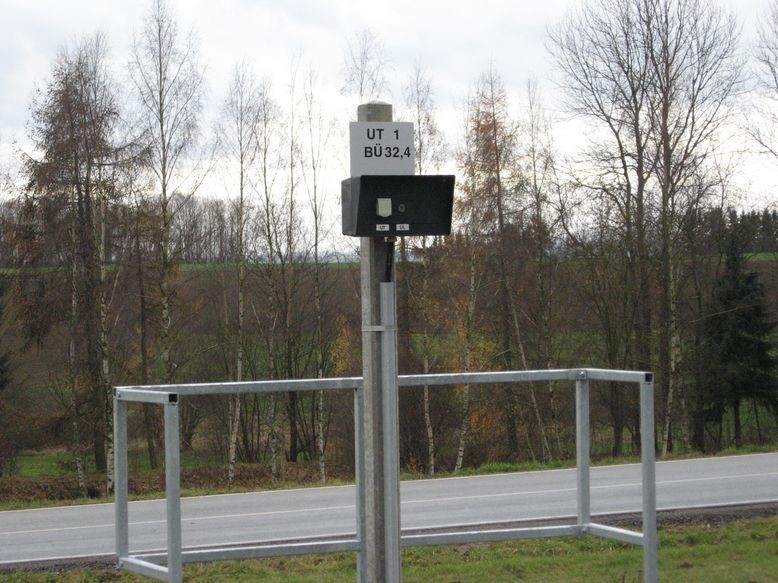 Handschaltmittel UT für den Bahnübergang Erkersreuth/Hauptstraße Richtung Staatsstraße