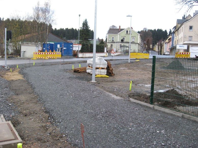 Fußgängerweg Richtung Haupstraße