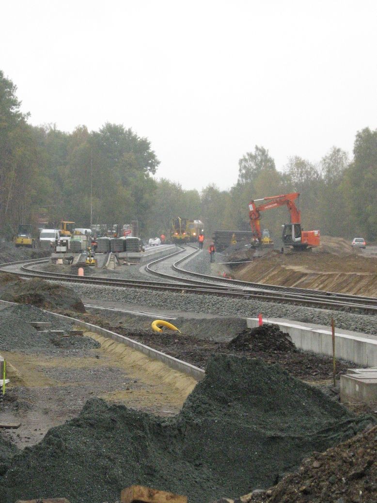 Der verbotenen Zugang von der Bahnhofstraße zum Bahnsteig wird erschwert