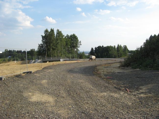 Bockelbergweg in S-Form aus Richtung Dorf Plößberg