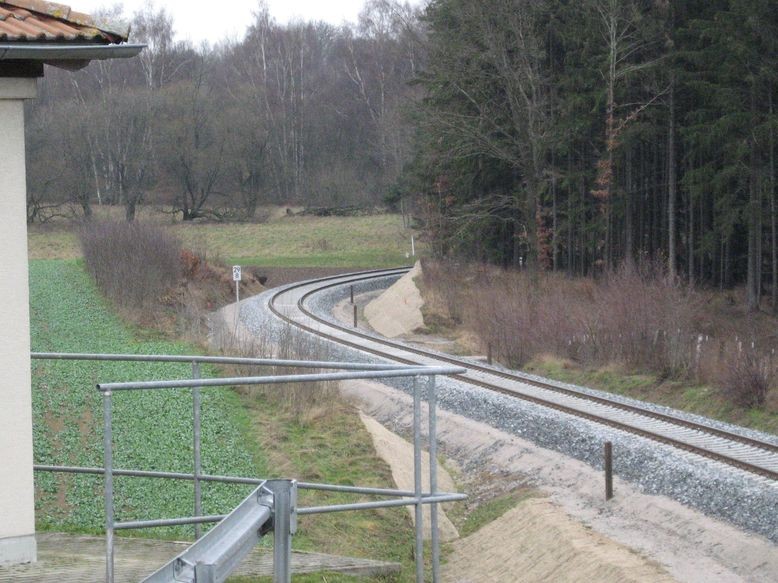 Die letzten Meter auf deutscher Seite