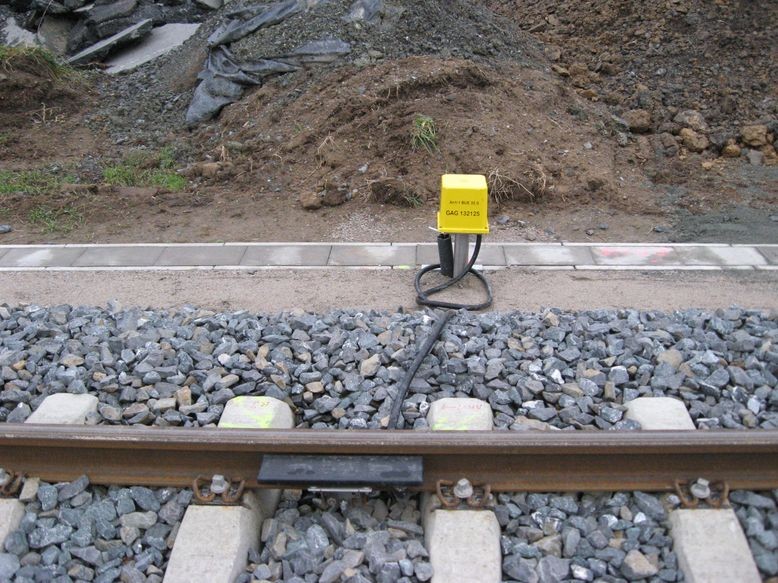 An 1-1 für BÜ 35,0 (Selb-Plößberg) aktiviert Bahnübergang