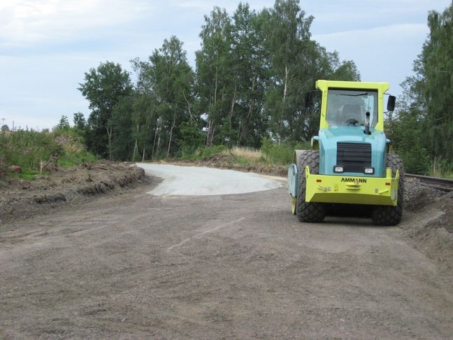 Gleisunterbau vor dem Bockelbergweg