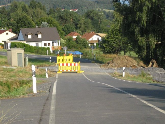 Bahnübergang - Sicherungsanlagen demontiert