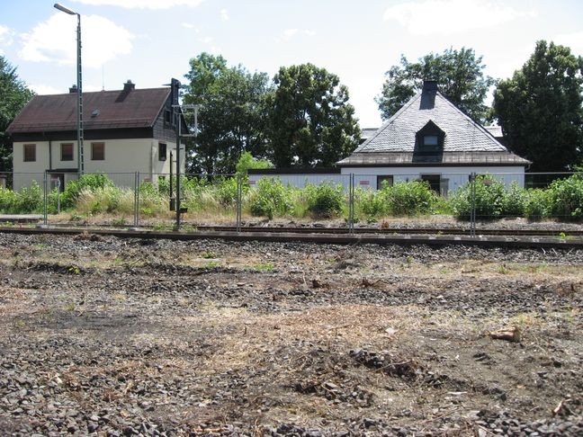 In etwa hier entsteht Durchlass zum Mittelbahnsteig