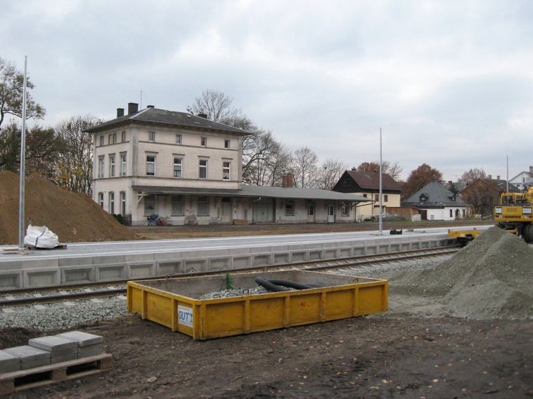 'Es war einmal' - Das alte Bahnhofsgebäude in selb-Plößberg