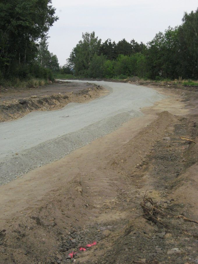 Bahntrasse Richtung Asch