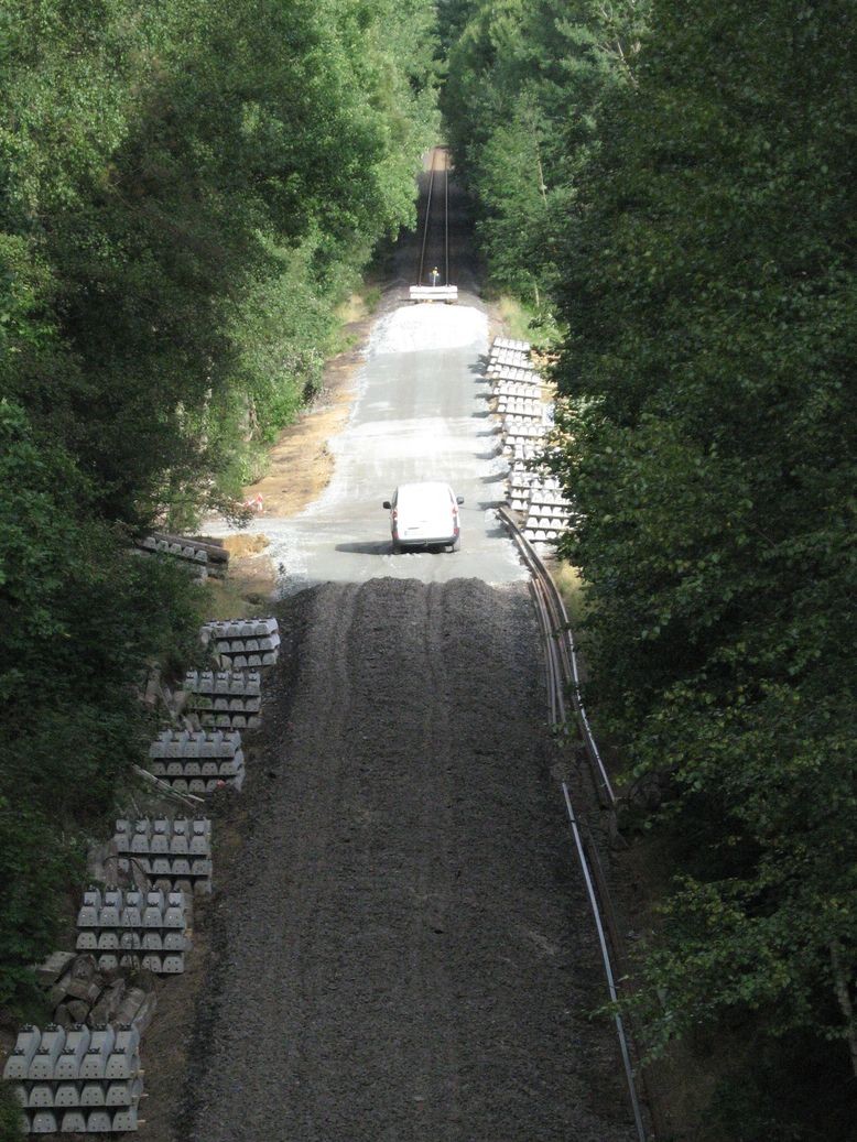 Von der Brücke Richtung Schönwald