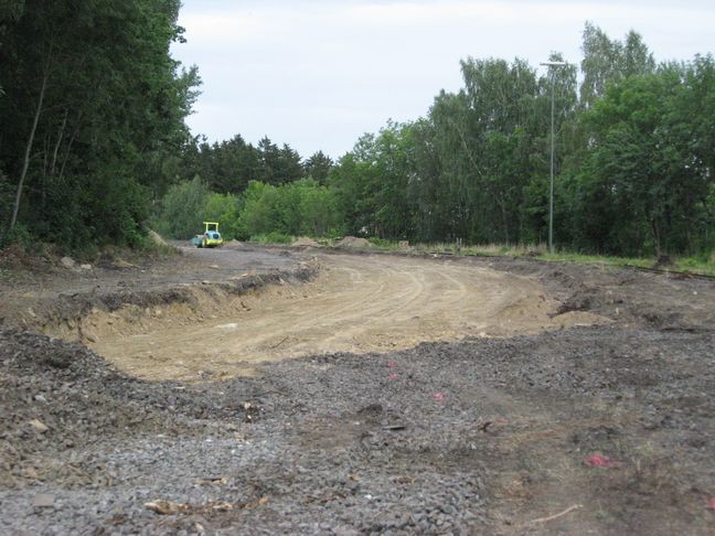 Ende des Bahnsteigbereiches gegen Osten