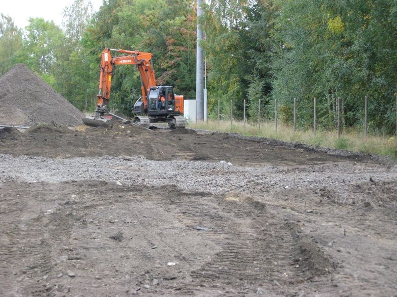 Das alte Gleisbett 1 (nach Selb) wird renaturisiert