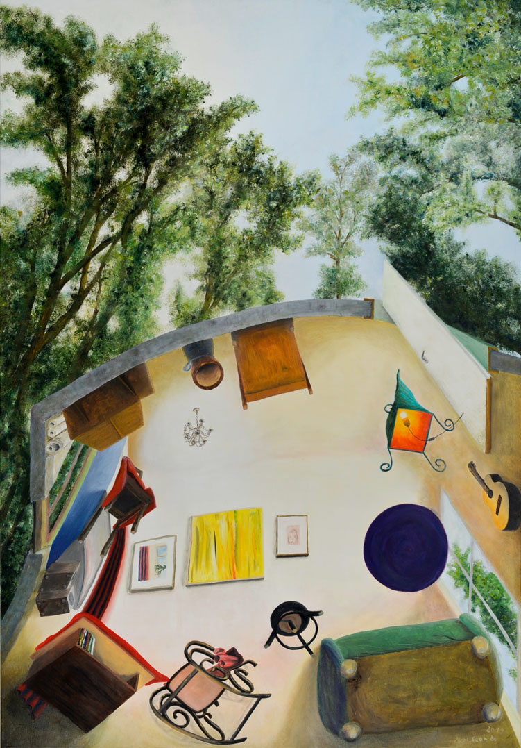  "wildwuchs"  •  2019  •  145 x 100 cm  •  oil on canvas