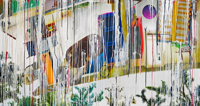 "der zweite vogel"  •  2020  •  105 x 200 cm •  oil on canvas