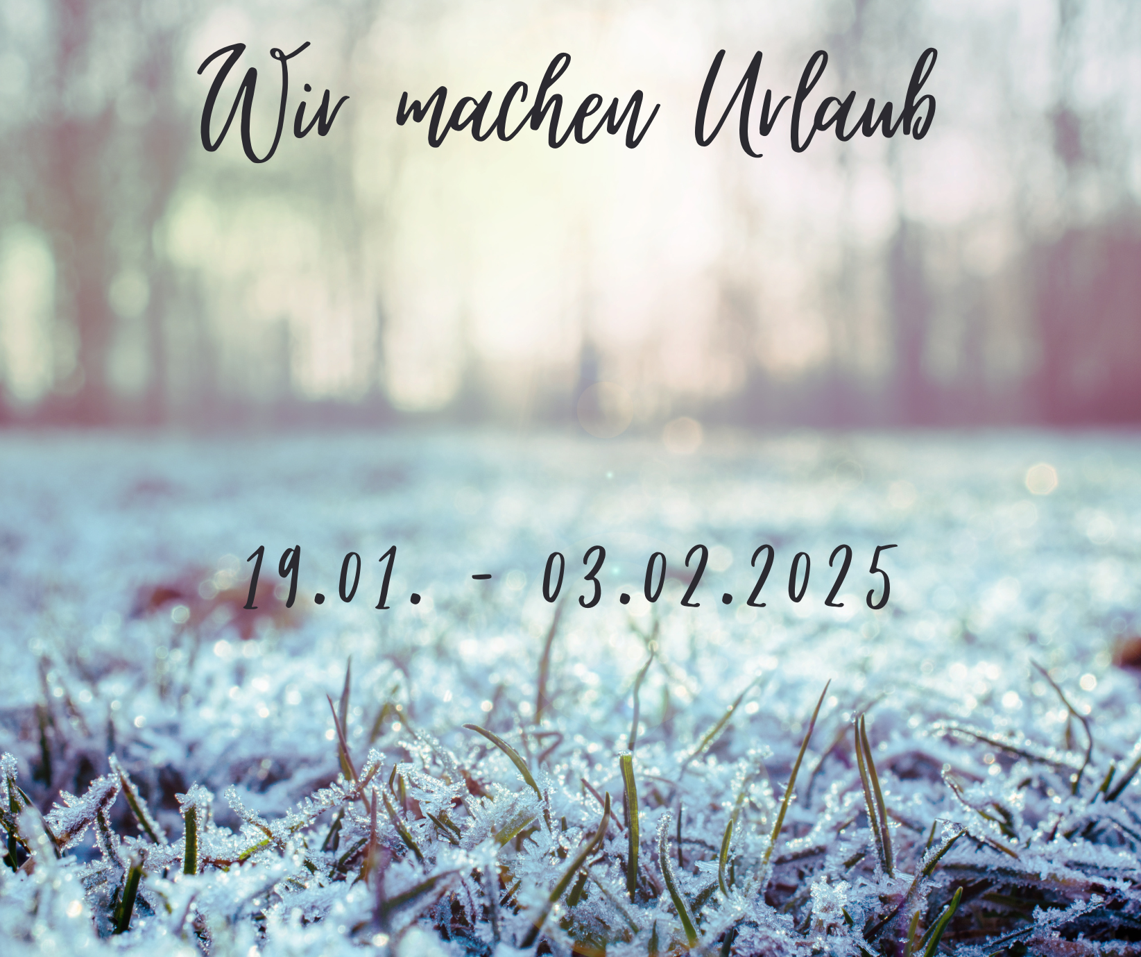 Wir machen Winterurlaub