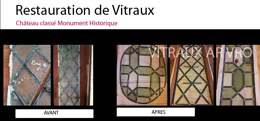 Restauration Vitraux / Château 