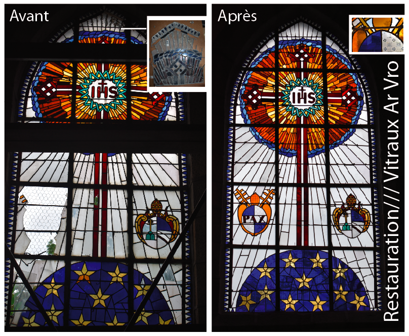 Restauration de la baie Est