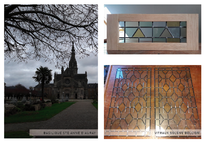 Série de Vitraux Basilique Ste Anne d'Auray 