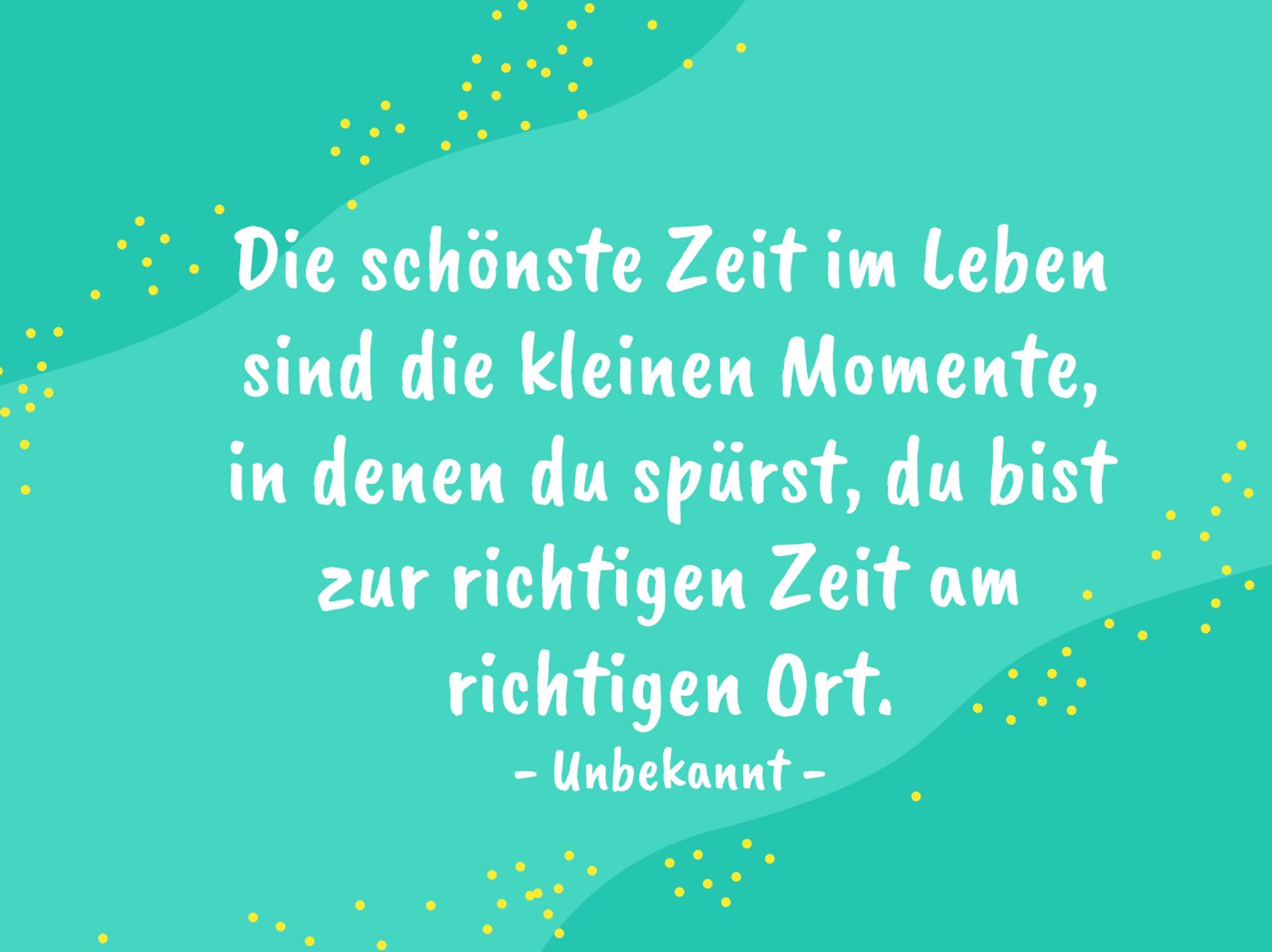 Ein Ende kann ein Anfang sein