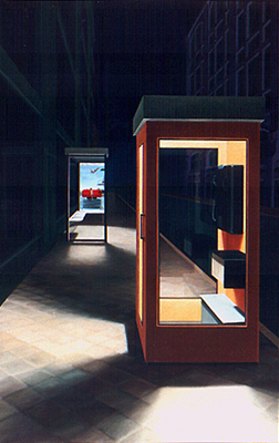 <b>Kommunikation IV</b><br>Öl/Leinwand | 1988 | 180 x 115 cm<br><small>(Privatbesitz)