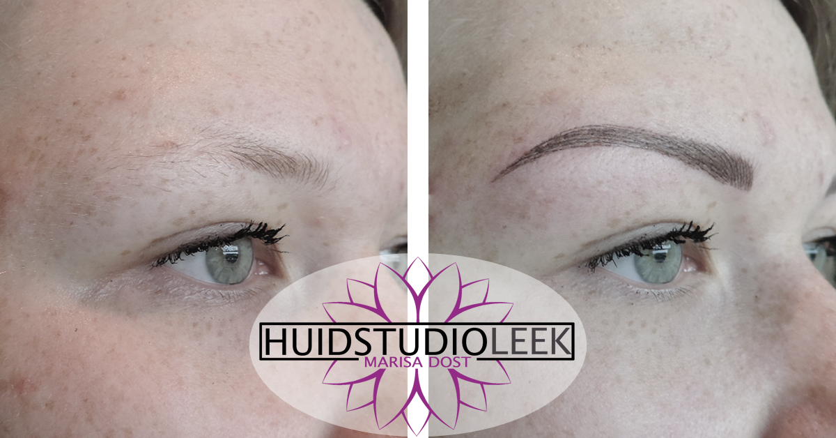 Permanente Make Up Wenkbrauwen Huidstudio Leek