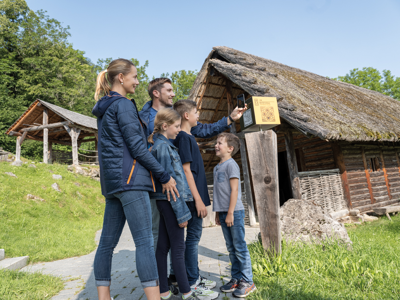 Das Keltendorf per App erkunden ©salzwelten_bergauer