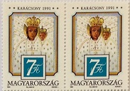 Hungary, 1991, Mint Pair Stamps for Topical and Thematic Stamp Collecting