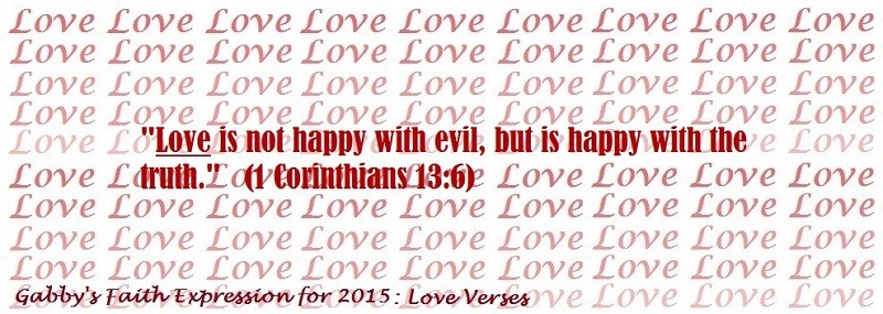 Bible verse about love and 1 Corinthians 13:6