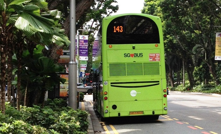 Double-Decker Bus at Orchard Road