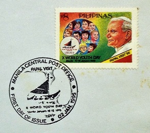 Philippines, 1995, 3, Pope John Paul II on Stamps; Topical Stamp Collecting