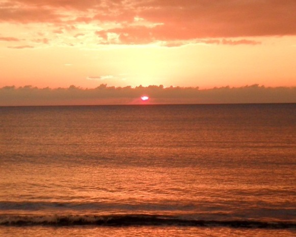 Sunset in Bauang Seashore