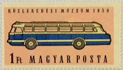Topic: Buses / Philatelic Item: Mint stamp; Hungary, 1959
