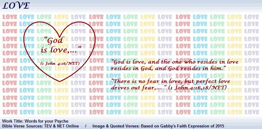 1 John 4:16 and 18