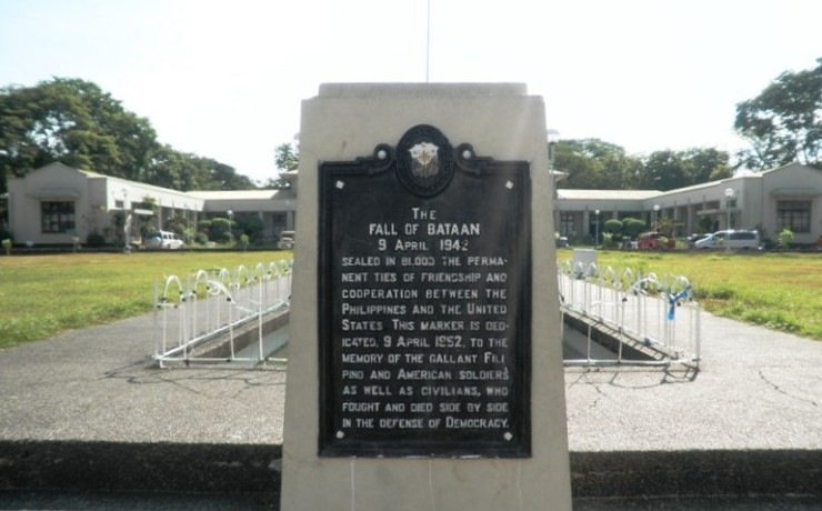 World War II Marker "The Fall of Bataan", Capitol Ground